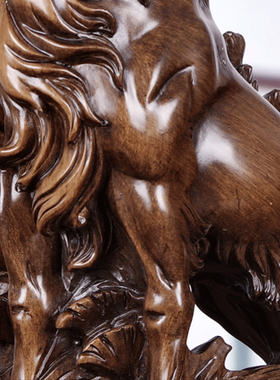 领头羊摆件三羊开泰生肖羊大号工艺品H办公室家居玄关招财风水摆