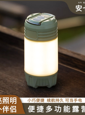 户外帐篷灯装饰氛围露营灯LEDz防水手提多功能营地灯充电式应急灯