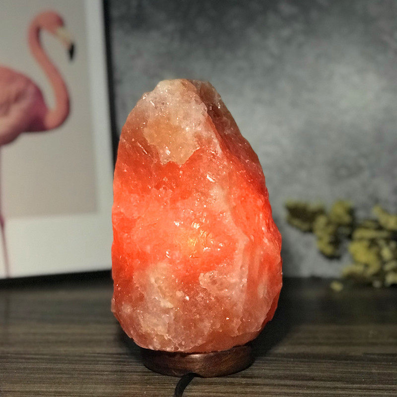 盐亿 盐灯喜马拉雅水晶招财x风水灯床头灯台灯卧室矿石创意小夜灯