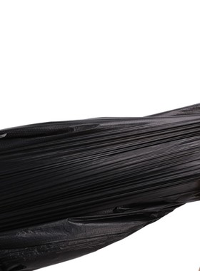 酒店大垃圾袋黑色大号加厚物业环卫平口大垃圾袋80*W100厂家特销