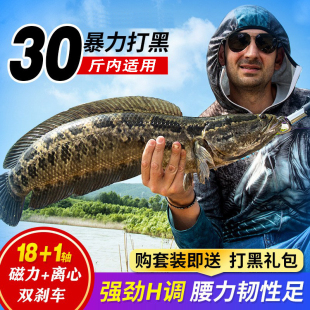 雷强竿单竿打黑鱼专用轻雷竿远投超硬H调抛杆海S杆路亚竿套装全套