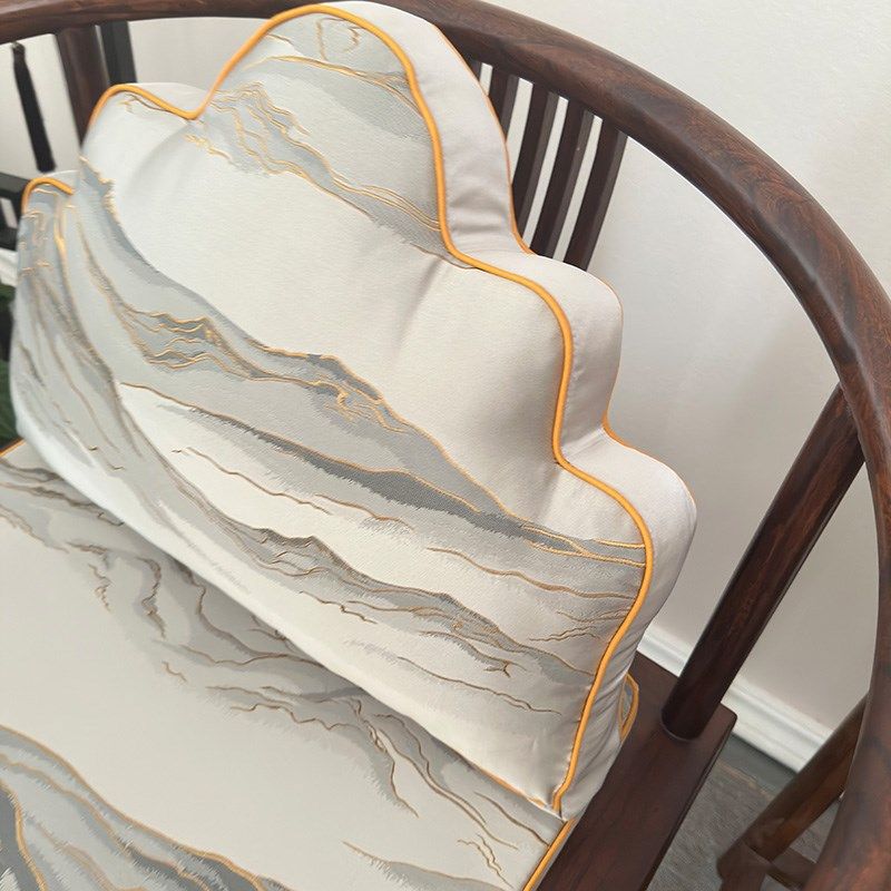 靠山枕轻奢风提h花沙发靠枕靠背中式椅子坐垫茶椅垫可拆洗防滑定,居家布艺,椅垫,淘宝优惠券,粉丝福利购,淘宝优惠卷