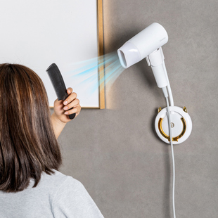 卫生间吹风机架免打孔懒人免手持来份洗手间壁挂墙上收纳置物架子