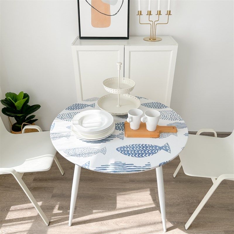 卡通防水防油免洗防滑大圆桌布布艺全包裹桌垫茶几X布幼儿园简约,居家布艺,桌布,淘宝优惠券,粉丝福利购,淘宝优惠卷