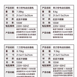 精选2025新款压面机家用全自动小型多功能和面擀面机不锈钢电动面