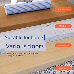 精选索邦新款PVA胶海绵头33拖把j49替换棉头2025新款一拖净对折式