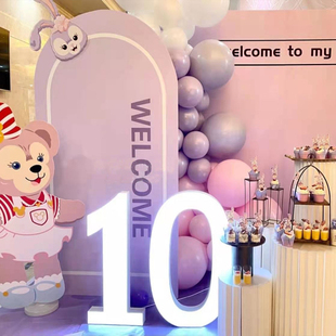 精选MARRYME求婚灯LOVE字母灯520led霓虹灯发光字定制10岁生日数