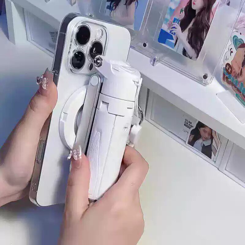 三合一迷你自拍杆手机拍摄支架便