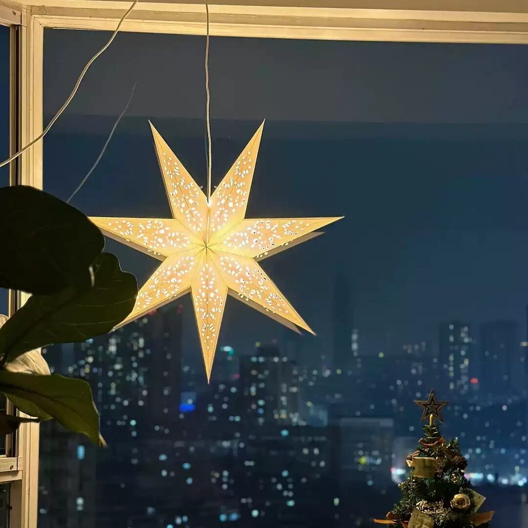 北欧星星氛围灯现代简约新年圣诞