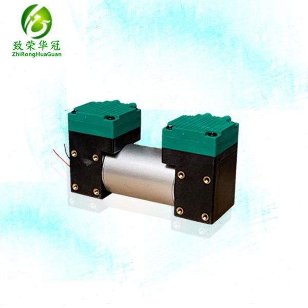 双头泵直流微型真空泵抽气12V24V220V仪器气泵小型静音隔膜吸气