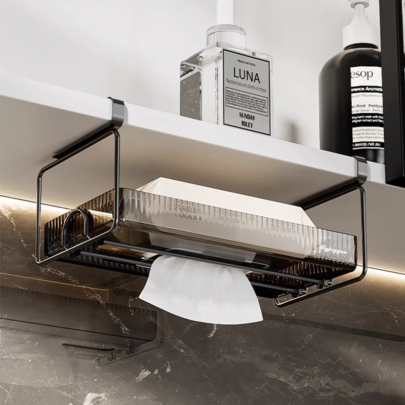 吊柜纸巾盒壁挂置物架