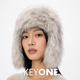 KEYONE明星同款 毛绒雷锋帽女秋冬保暖防寒护耳帽冬季 帽子