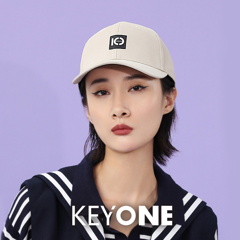 KEYONE棒球帽女轻奢春季遮阳显脸小百搭防晒休闲出游棒球帽