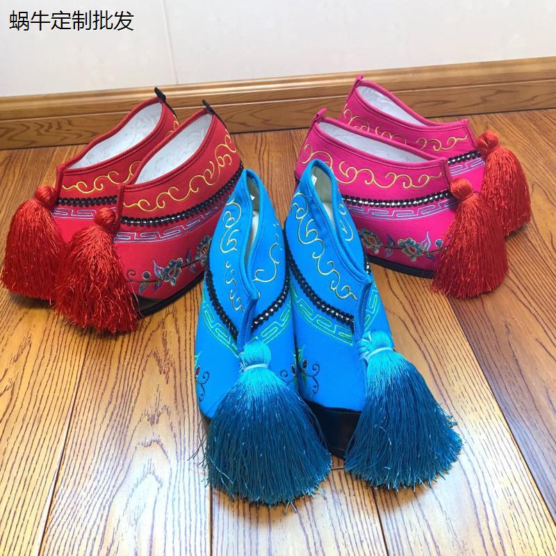 戏曲彩鞋女20新款婚鞋内