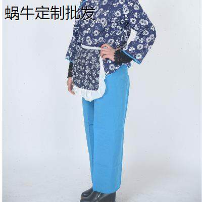 阿庆嫂表演服村姑演出服