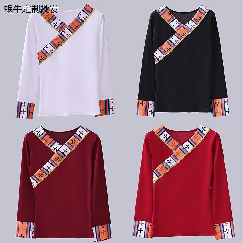 藏族舞蹈演出服装新款民
