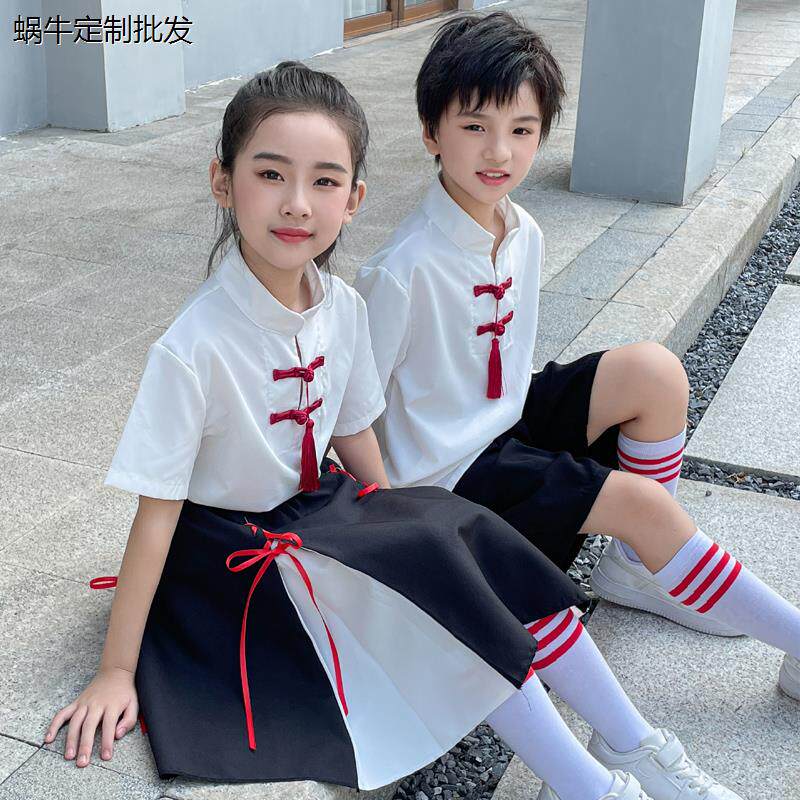 六一儿童表演服装中国风