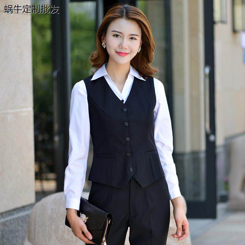 职业装工作服工马夹甲西