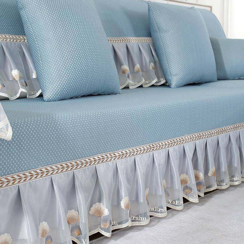 冰丝沙发垫夏季防滑高档凉席坐垫夏天款客厅全包沙发套罩定做水洗