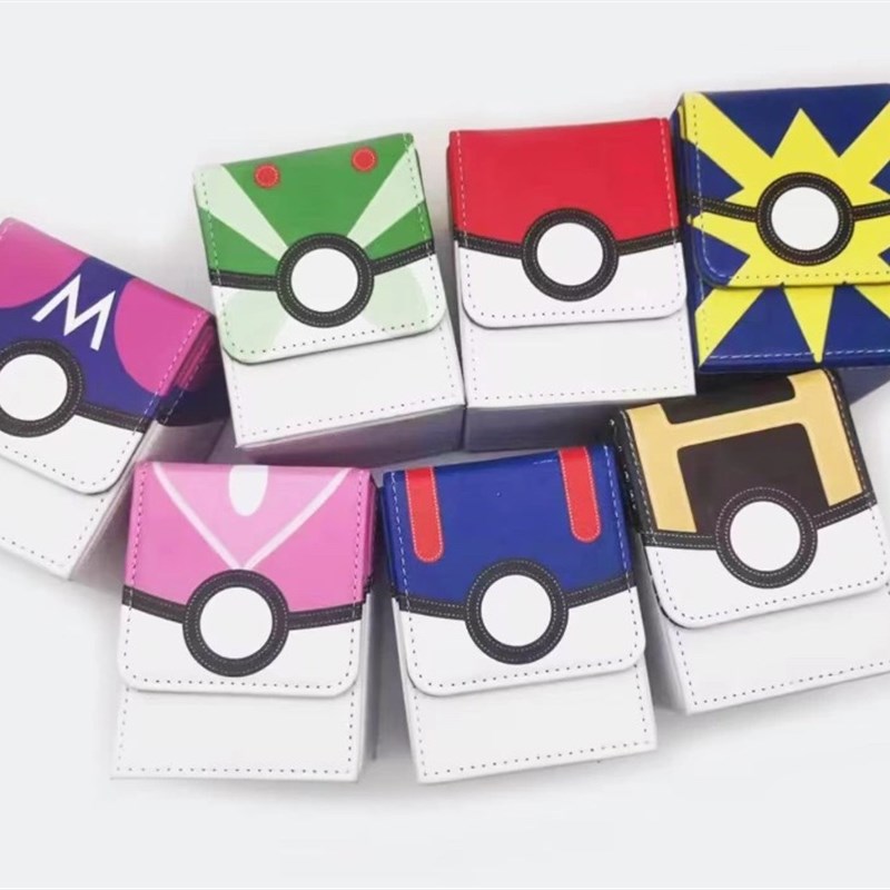 PTCG卡盒宝可梦大师球游戏王卡片桌游卡牌收纳盒豪华超大容量卡膜