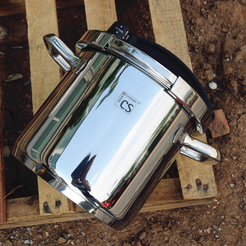 优选出口德国CS 304不锈钢高压锅家用压力锅煲汤炖锅燃气电炉通用