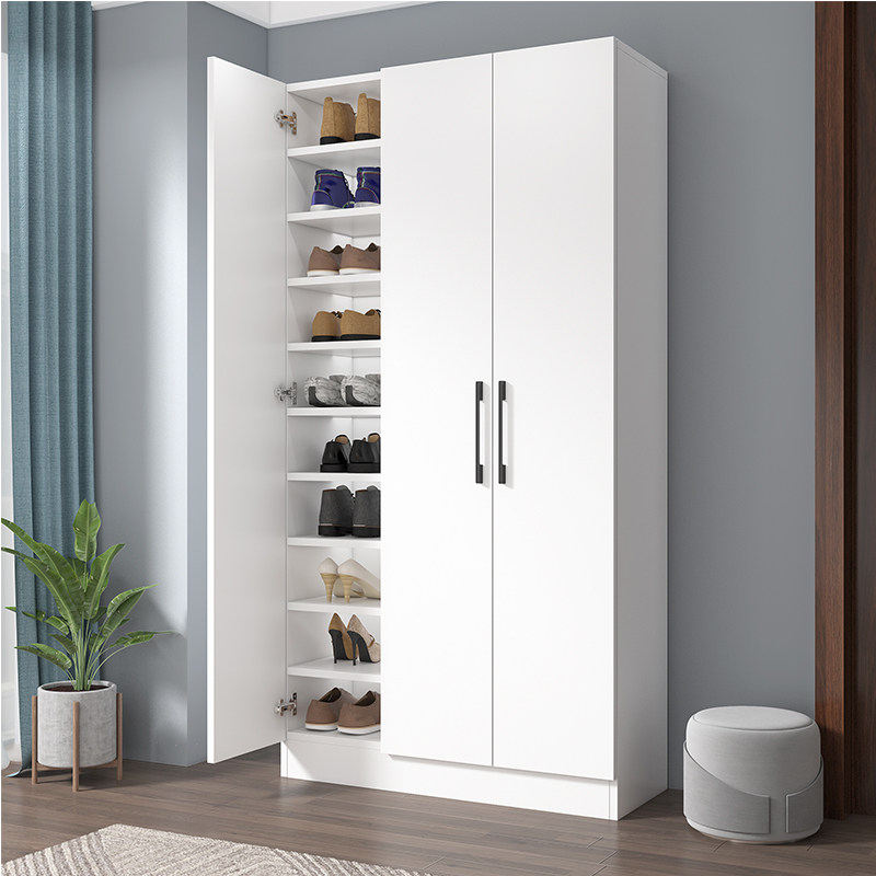 优选鞋柜家用进门大容量阳台储物柜现代简约多层鞋橱门口简易实木