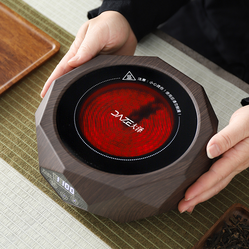 黑晶炉泡茶炉煮茶器小型烧水玻璃壶泡泡茶炉迷你电磁炉家用静音不