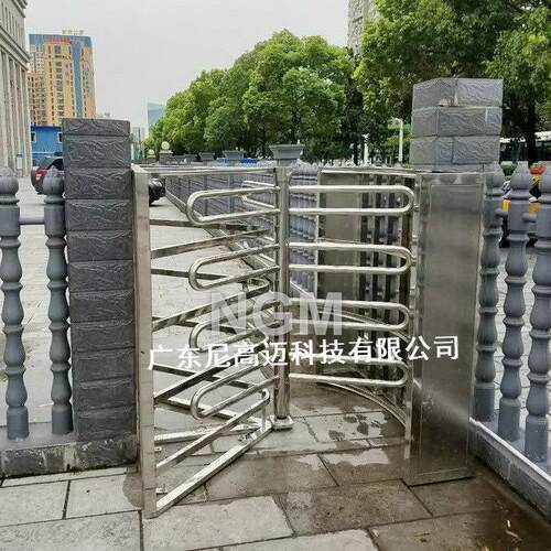 现货半高单向旋转门车站单向门手动滚扎机出入口单项转闸通道门禁