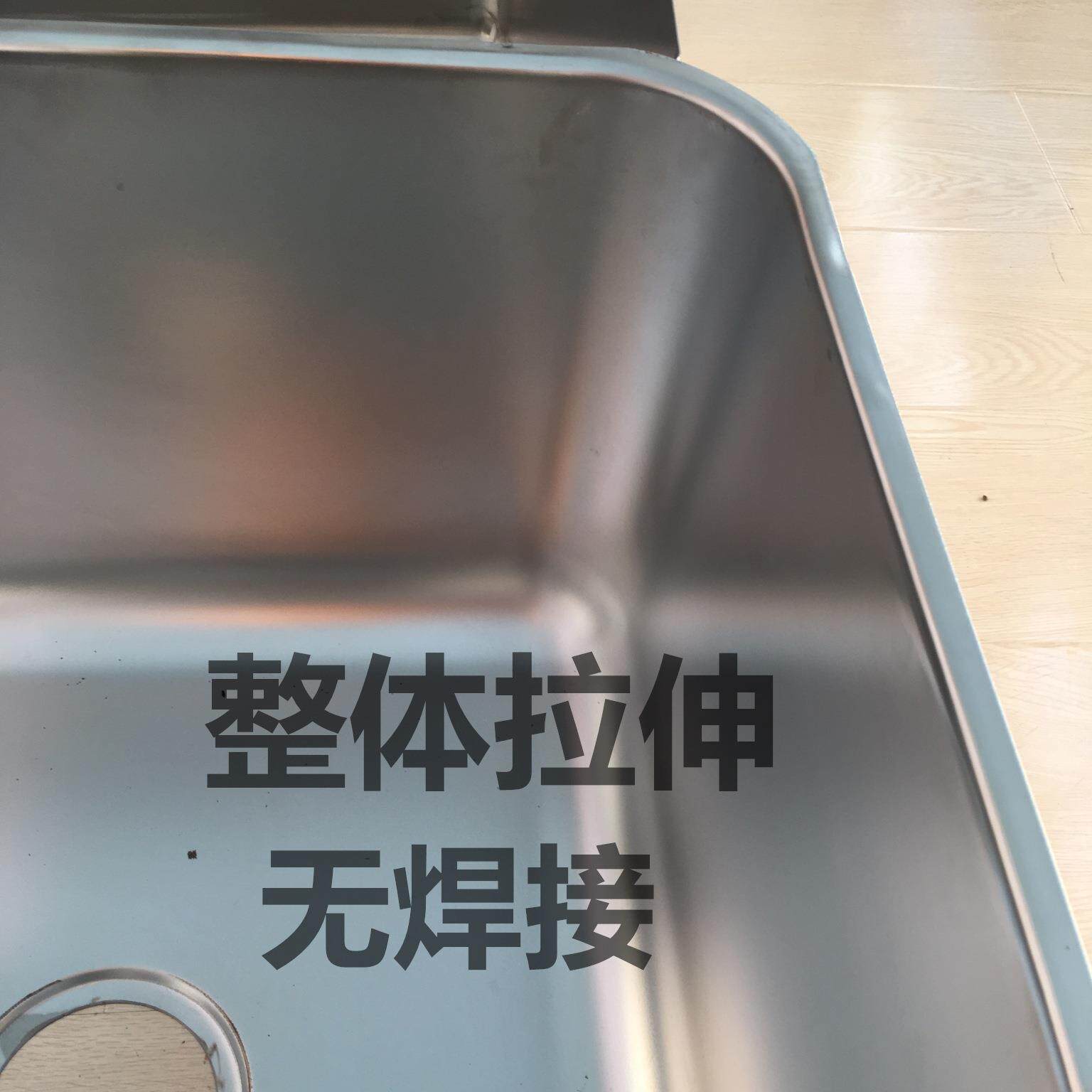 不锈钢星盆 手工水斗厨房洗菜洗碗盆加厚异形304不锈钢水池E18