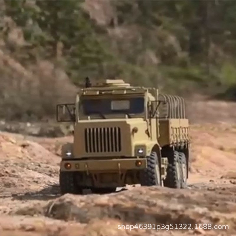 CROSSRC仿真TC6军卡攀爬车1/12遥控电动RC模型车6驱六轮转向 包邮