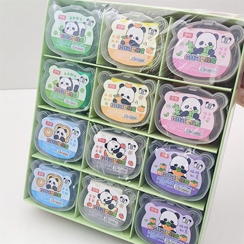 罗弗新款拉丝橡皮可塑彩色软橡皮泥可变色益智铅笔擦新创意橡皮泥