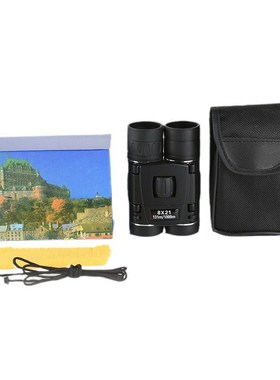 加logo高清户外登山野营BAK4棱镜光学绿膜手机双筒望远镜黑色