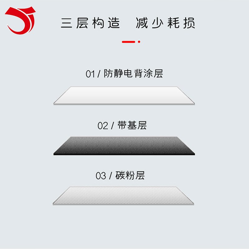 混合碳带60 70 80 90 110mm铜版纸不干胶热转印标签打印机色带