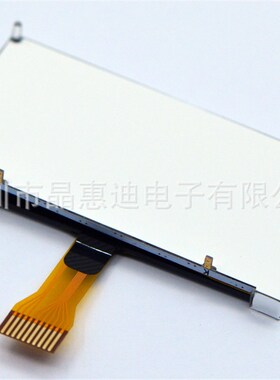 2.6寸 蓝底白字 负显 SPI JHD12848-G76BFW-B  lcd液晶显示屏