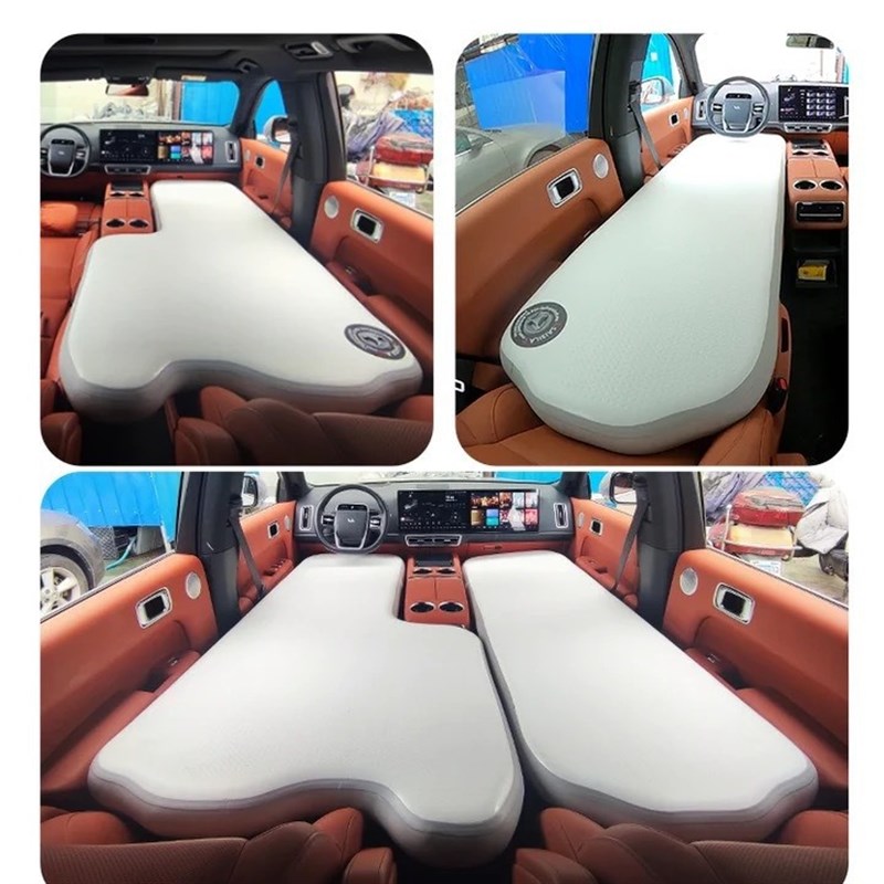 理想ONEL6 L7L8L9L拉丝充气床垫车载定制垫前后排分体硬板拉丝垫