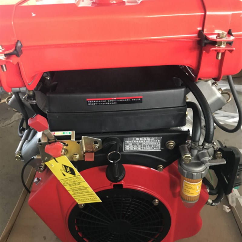 2V95柴油发电机 26马力风冷双缸柴油动力 电启动 建筑机械适用