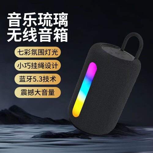 新款大音量震撼长续航高音质无线小巧便携音箱炫彩氛围灯SH-319