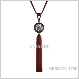 木质雕花窗帘绑带吊穗别墅样板间高品质 单支价 现代东方新中式