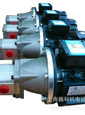 厂家直销WK-Hydraulic 高压WKP1B0-M系列电机齿轮泵组, 270bar