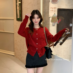 SUSAN 女主black韩系气质千金感百搭保暖毛衣2325s