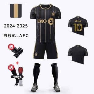 2425洛杉矶银河球衣美职联贝克汉姆儿童比赛训练足球服套装男定制