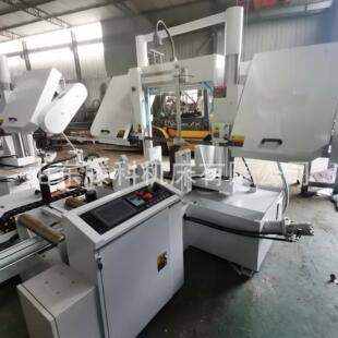 大型双立柱龙门GB42100卧式金属带锯床数控锯床