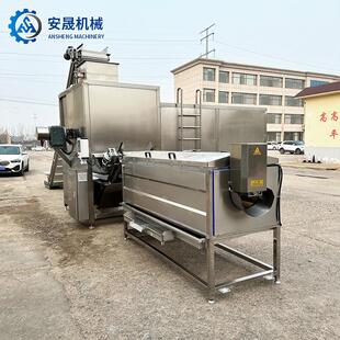 洋柿子毛桃蒸汽去皮机水蜜桃西红柿丁罐头设备根茎类红薯脱皮机