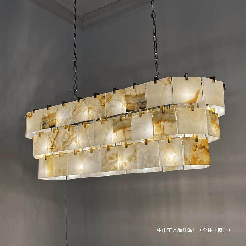 意大利天然云石吊灯设计师款轻奢酒店展厅别墅样板间客厅餐吊灯,家装灯饰光源,智能吊灯,淘宝优惠券,粉丝福利购,淘宝优惠卷
