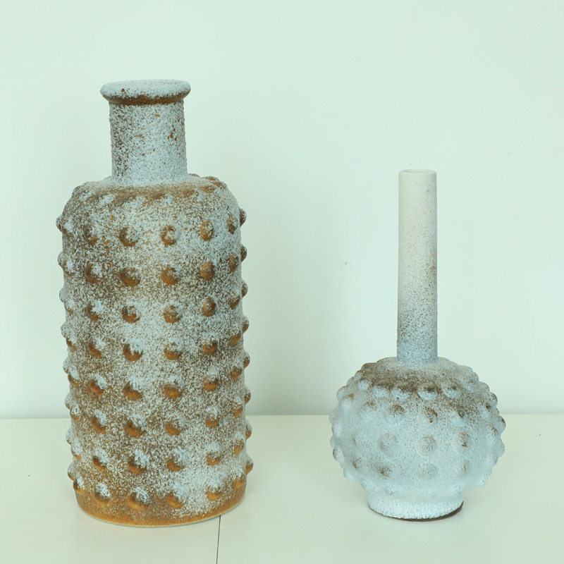 现代新中式复古做旧摆件陶瓷花瓶样板房家居客厅软装饰品日式,模玩/动漫/周边/娃圈三坑/桌游,文化/体育周边,淘宝优惠券,粉丝福利购,淘宝优惠卷