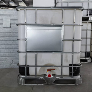 塑料集装桶1000升运输桶全新带铁架滚塑化工加厚方形堆码桶