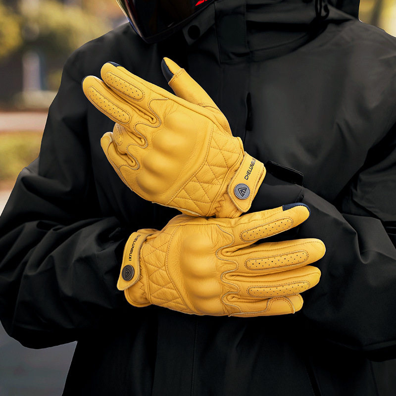 车轮不息复古骑行手套男女骑士装备四季可触屏冬季防护摩托车手套,模玩/动漫/周边/娃圈三坑/桌游,文化/体育周边,淘宝优惠券,粉丝福利购,淘宝优惠卷