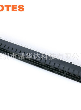 LOTES APCI0458 连接器PCIE4.0显卡接口16X 164PIN加接地片塑胶柱