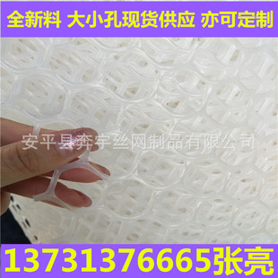 厂家供应白色塑胶板网 中孔养殖塑料垫底网纯新料 鸡床塑料网