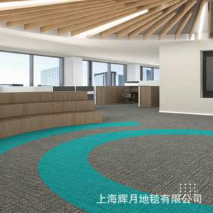 高嘉商用写字楼办公室地毯尼龙PVC阻燃B1拼块书房走道会议室 CNN